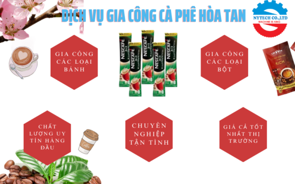 DỊCH VỤ GIA CÔNG CÀ PHÊ HÒA TAN