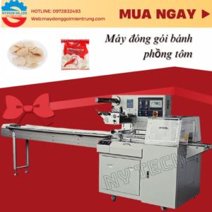 MÁY ĐÓNG GÓI BÁNH PHỒNG TÔM