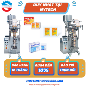 Máy đóng gói thuốc hạ sốt trong y tế